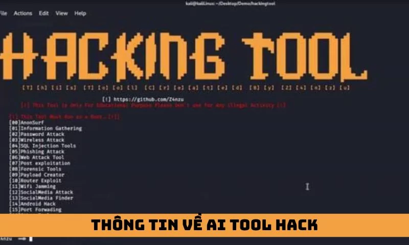 Giới thiệu tool hack AI